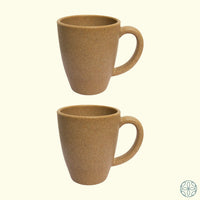 Irida Naturals Rice Husk Coffee Mugs - 300ml
