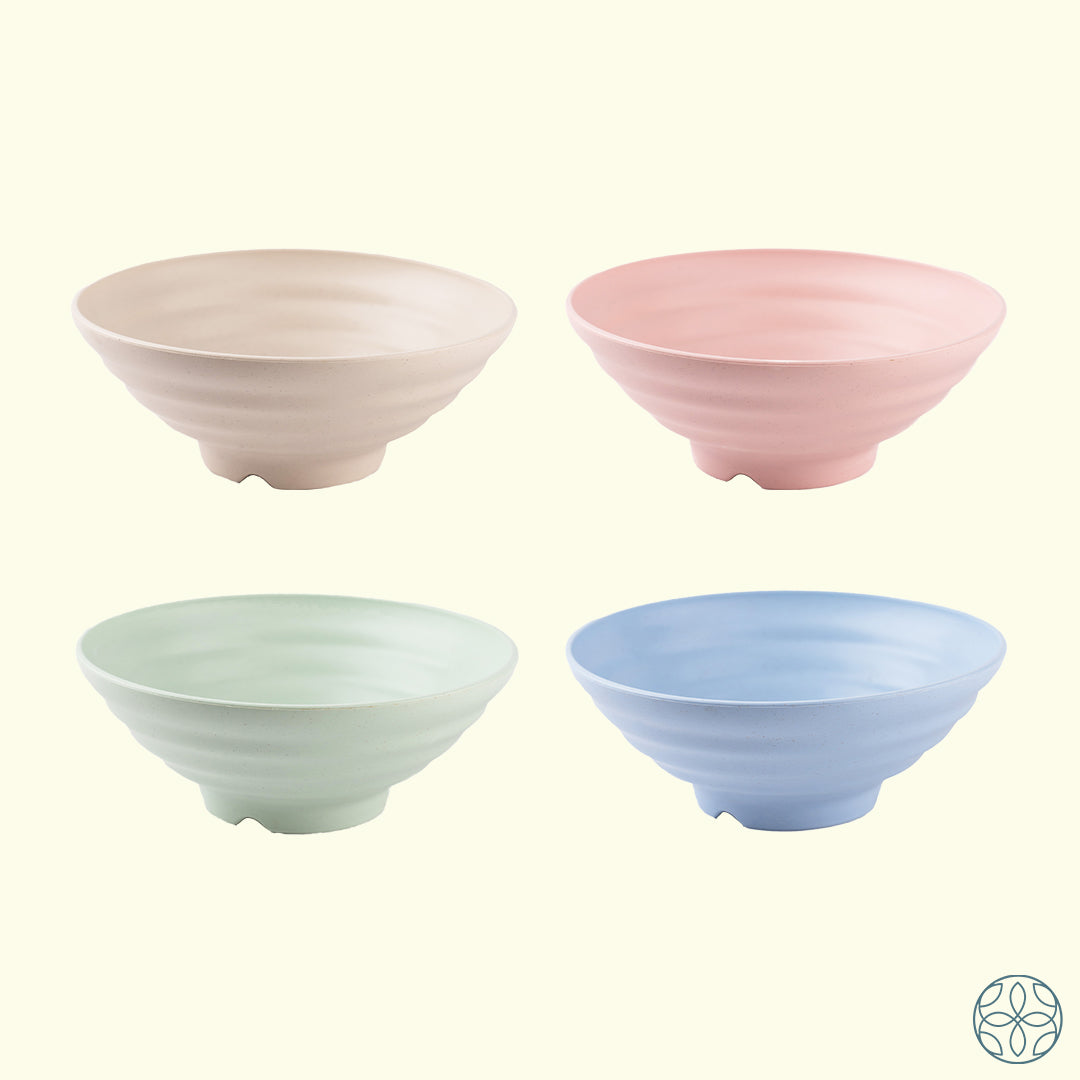 Irida Naturals Wheat Straw Ramen Bowls