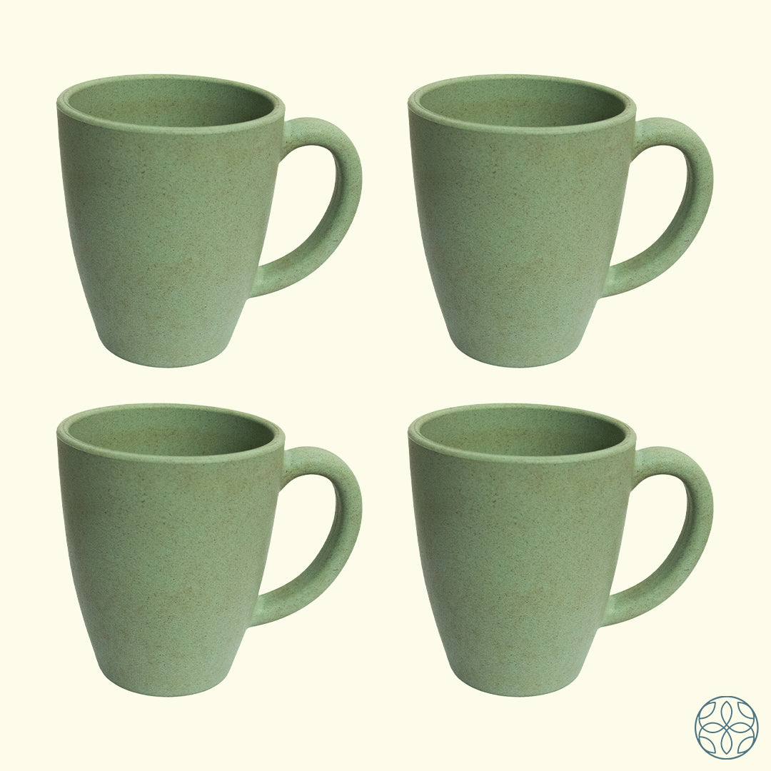 Irida Naturals Rice Husk Coffee Mugs - 300ml