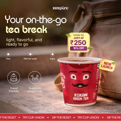 CupJi Kokam Green Tea | Pack of 10 Cups
