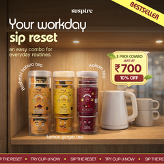 Cupji Bestseller Trio Combo – Kokam, Lemon Ginger & Kahwa (30 Cups)