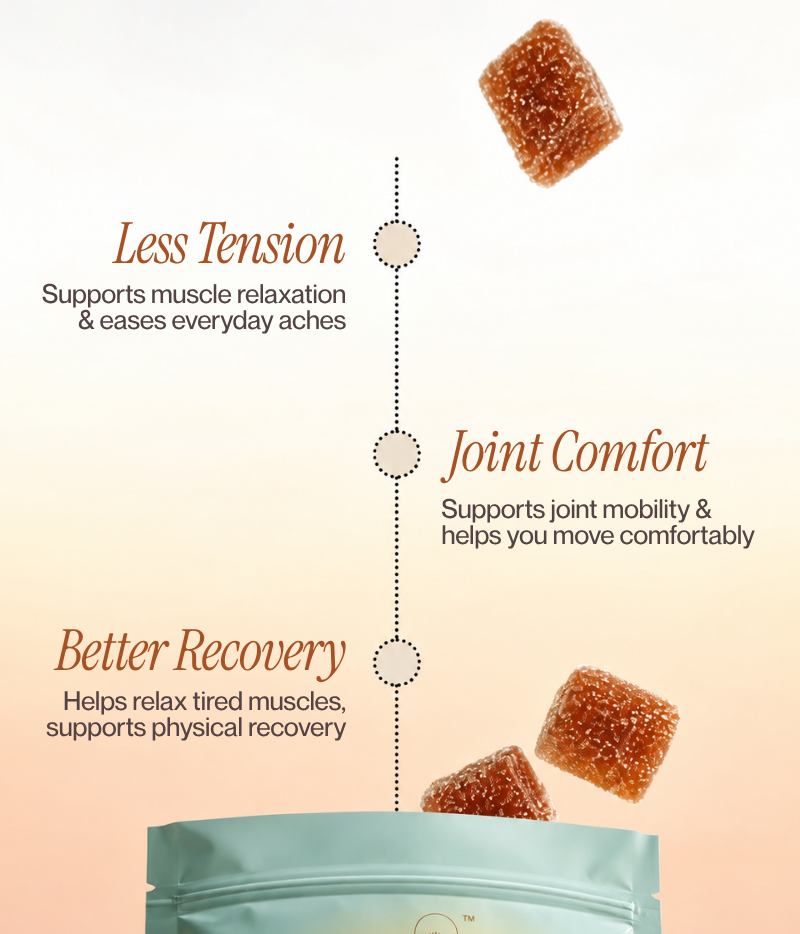 Calma Pain Relaxant Gummies | Doctor-Prescribed 135mg Vijaya Extract for Muscle, Joint & Tension Relief | Strongest Formula | Cola Flavour