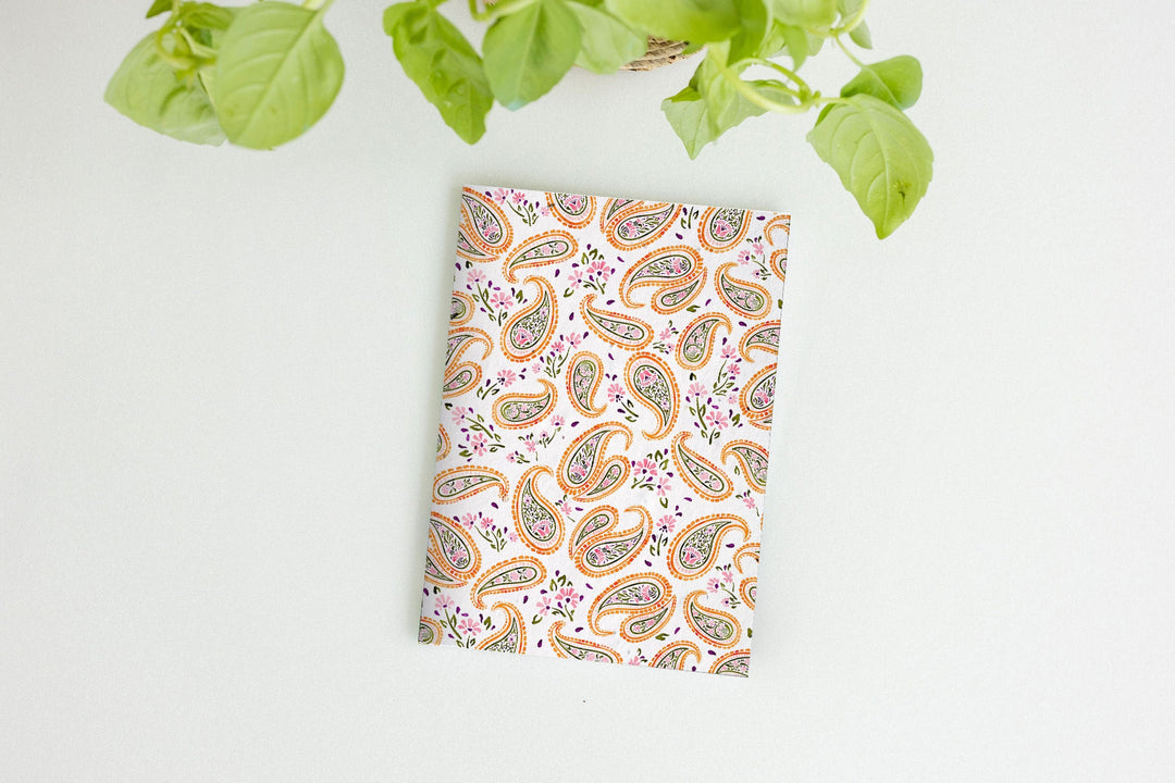 Paisley Bloom Plantable Notebook