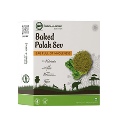 Snack-O-Aholic Baked palak sev Pack of 3
