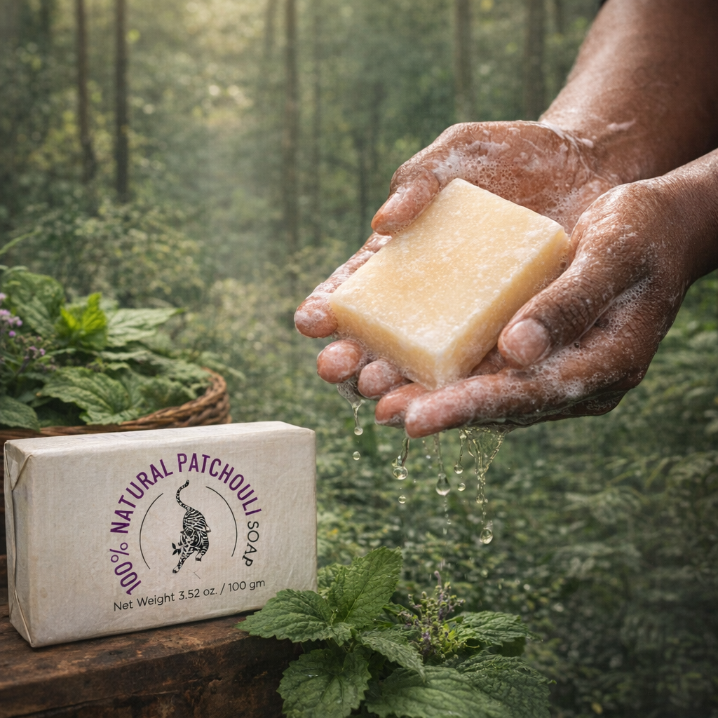 Kheoni 100% Natural Patchouli Soap