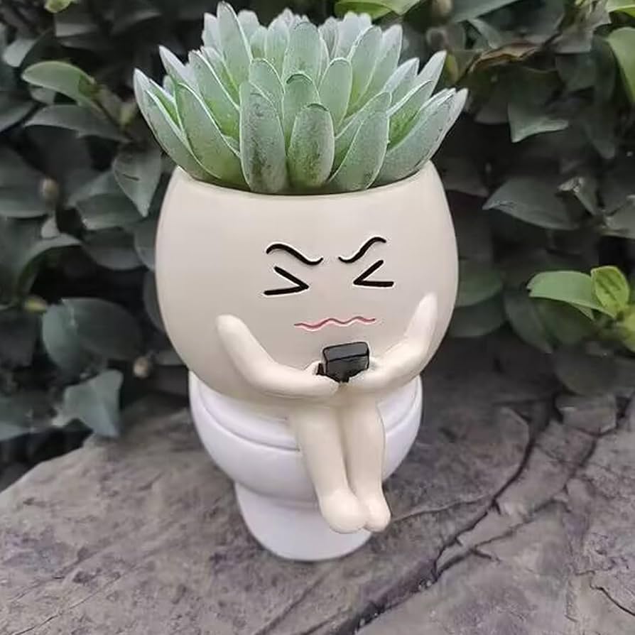 Pee-Wee Garden Seat Planter – Quirky Garden & Home Décor | ArteCasa - https://artecasa.in/