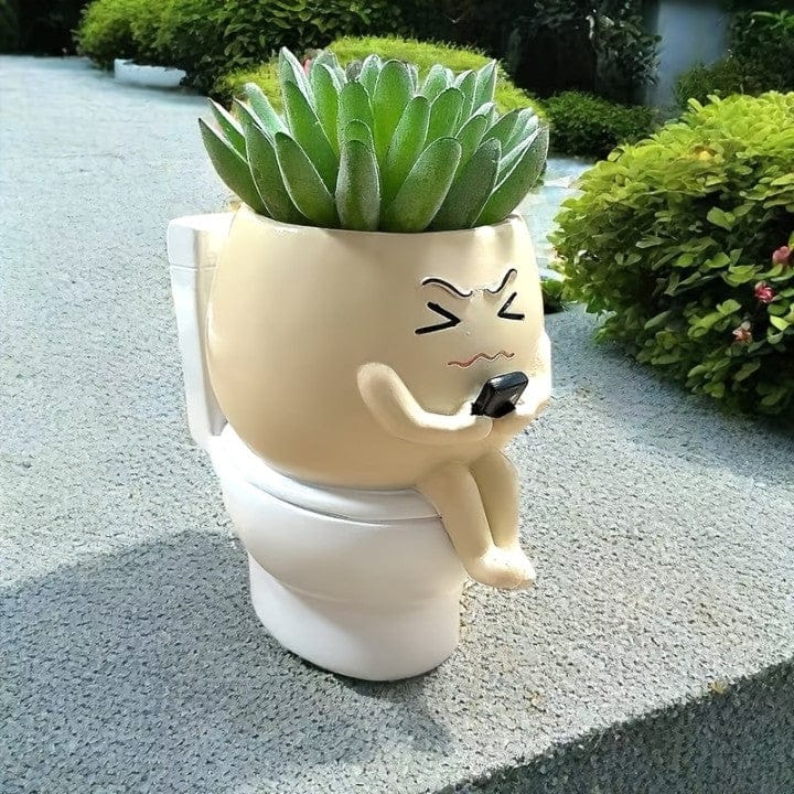 Pee-Wee Garden Seat Planter – Quirky Garden & Home Décor | ArteCasa - https://artecasa.in/