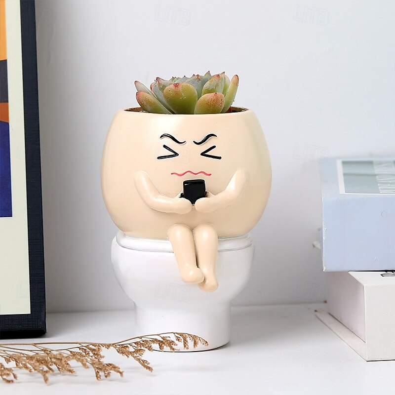 Pee-Wee Garden Seat Planter – Quirky Garden & Home Décor | ArteCasa - https://artecasa.in/