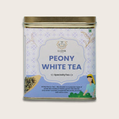 Lluvia Tea Peony White Tea - Rich in Antioxidants | Weight Loss | Improves Blood Circulation (50gm)