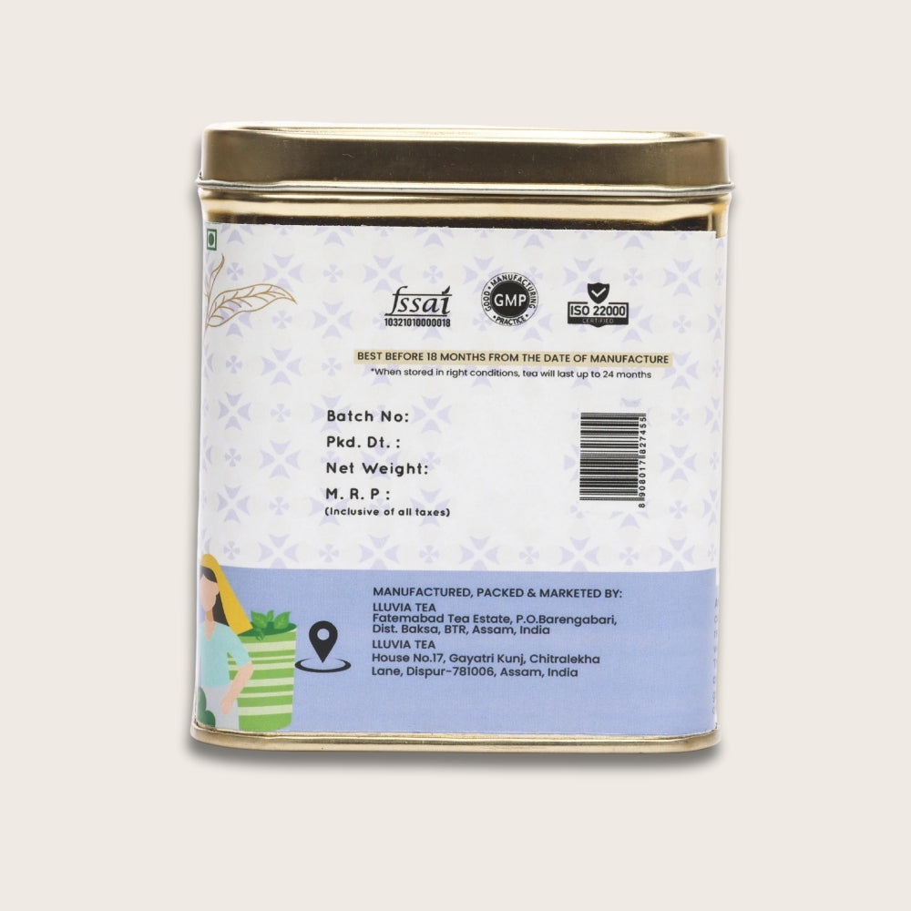 Lluvia Tea Peony White Tea - Rich in Antioxidants | Weight Loss | Improves Blood Circulation (50gm)
