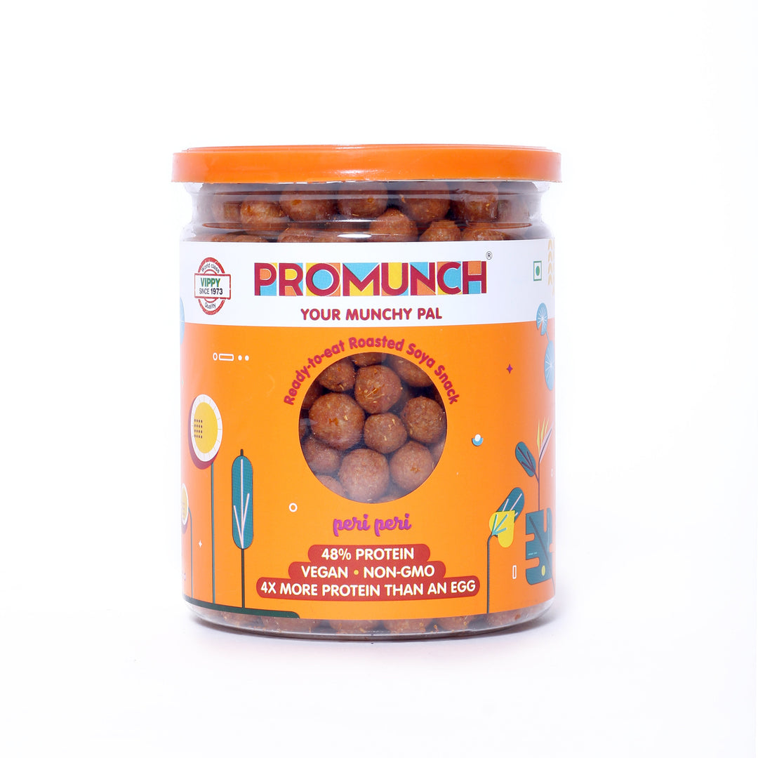 Peri Peri Soya Protein Chunks - Crunchy, Bold, and Full of Flavor