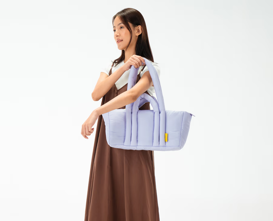 Puft Baguette Bag(Brown,Colourblock,Evergreen,Periwinkle,Red)