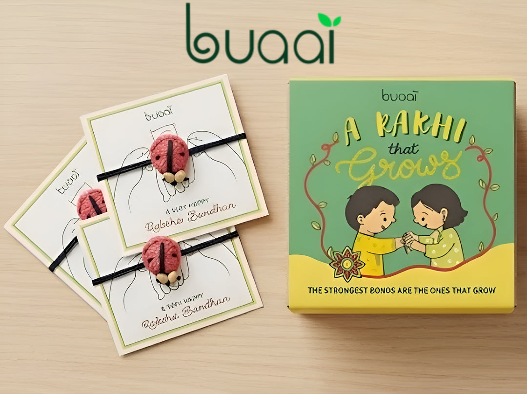 Ladybug Plantable Rakhi Grow Kit