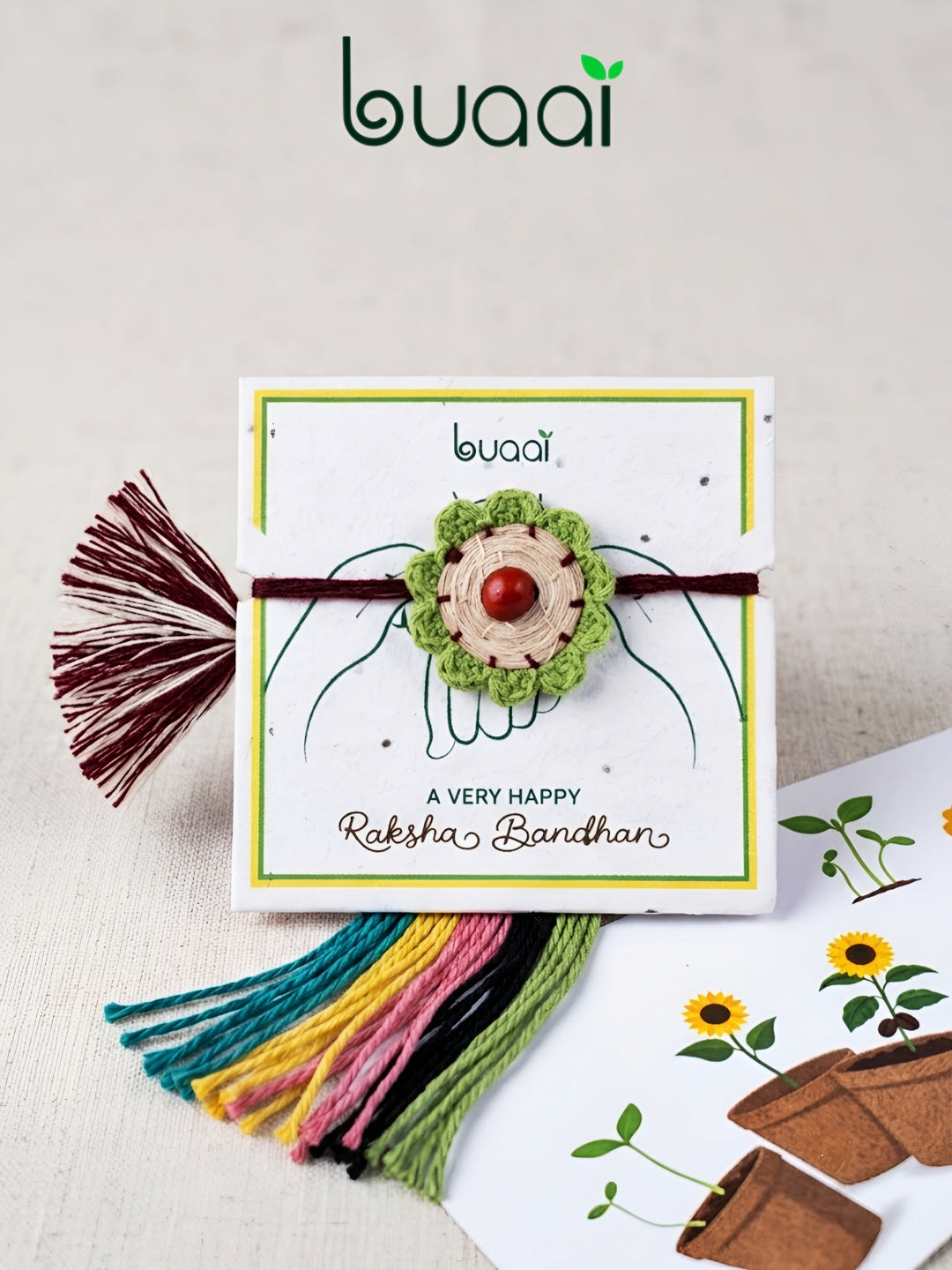 Flower Plantable Rakhi Grow kit