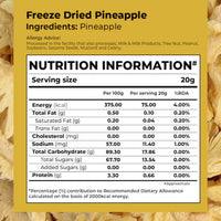 Bonvie Freeze Dried Pineapple - 50 grams