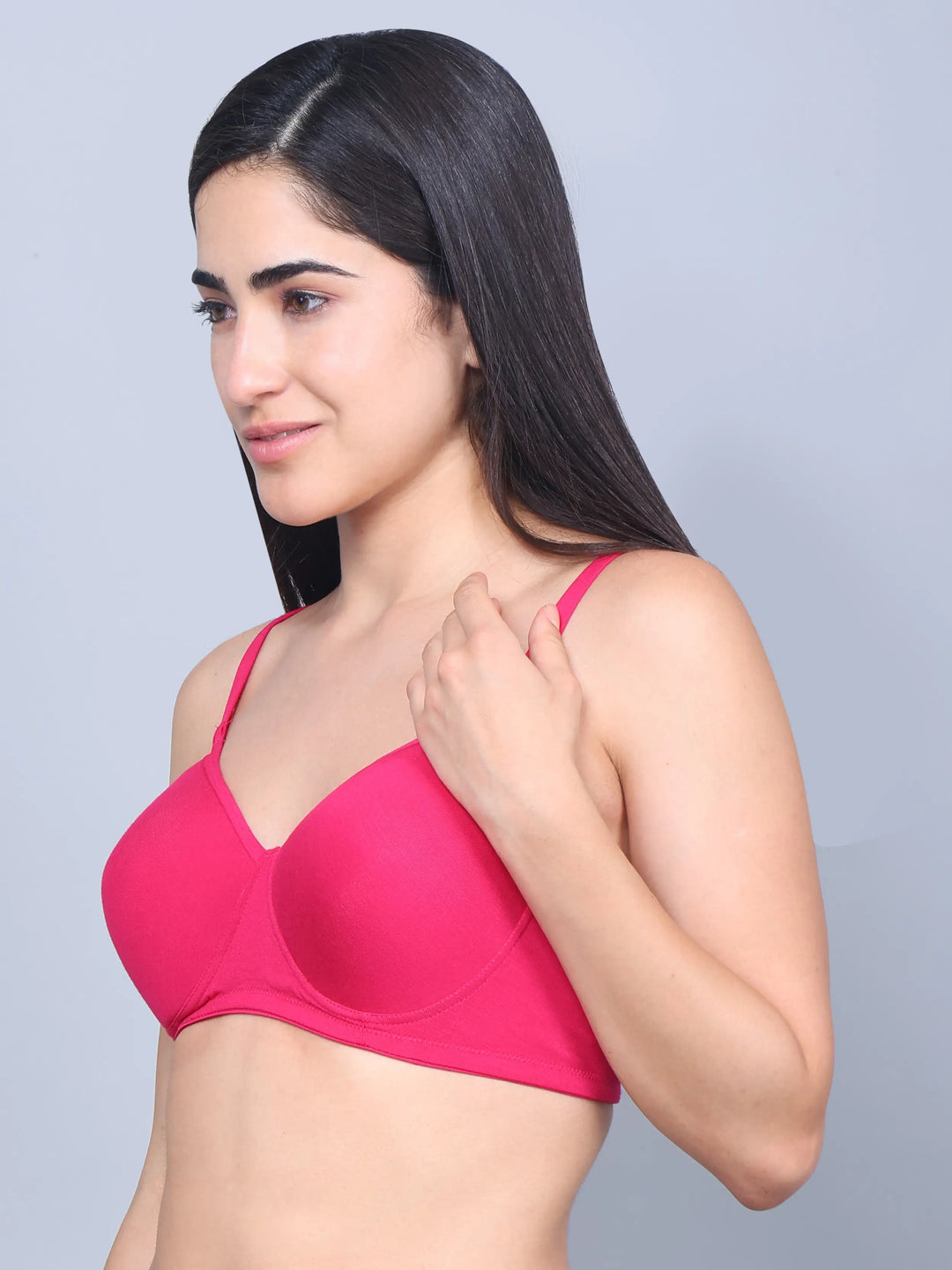 Full Coverage Bamboo Padded T-Shirt Bra – Soft, Supportive, Non-Wired & Eco-Friendly