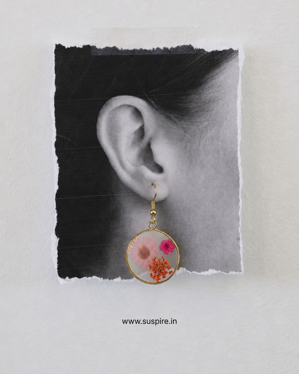 Ishmades Pink Field earrings