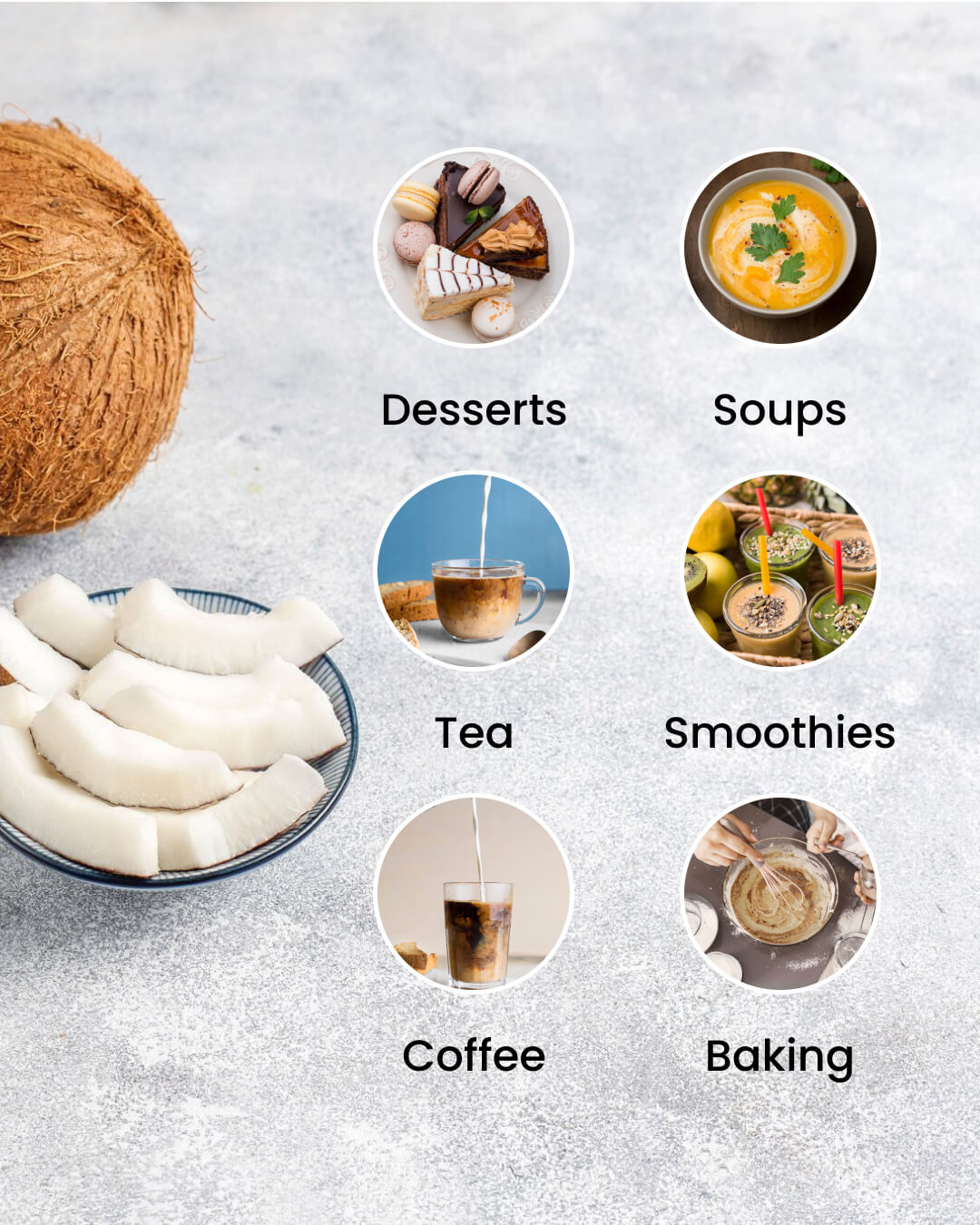 Creamer Trial Pack | Coconut Milk Powder + Oats Creamer + Millet Creamer (100g Each)