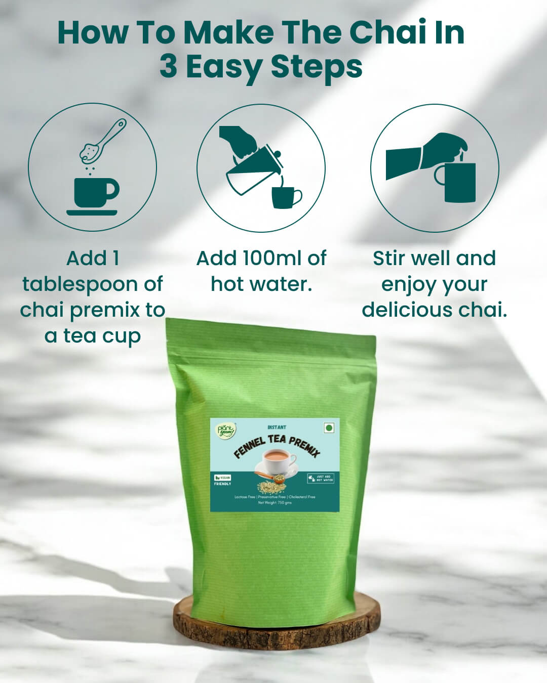 Fennel Tea Premix - 750gm