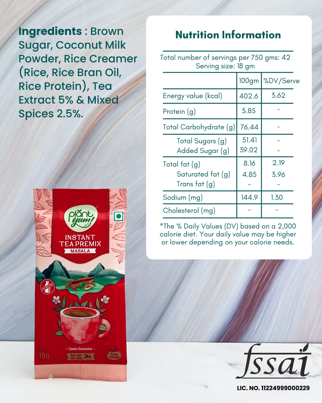 Masala Tea Premix – Pack of 12