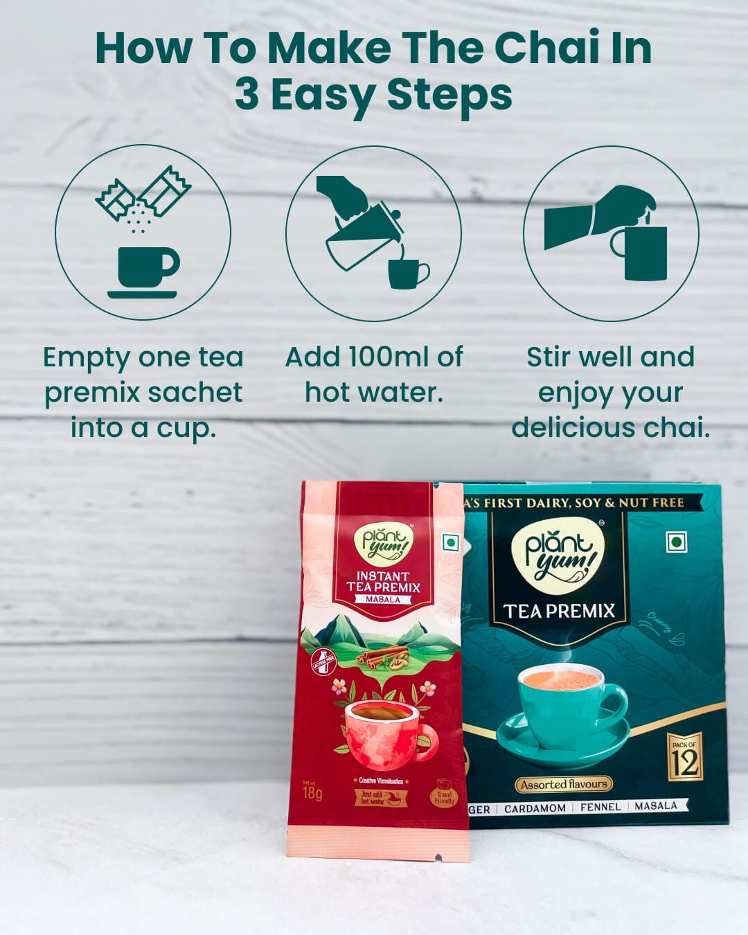 Masala Tea Premix – Pack of 12