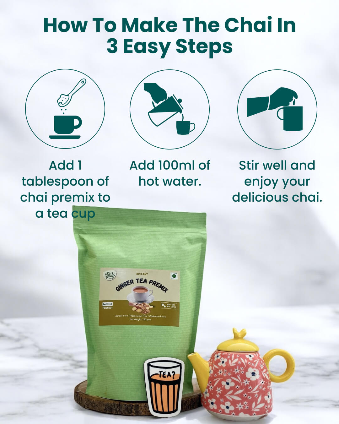 Ginger Tea Premix - 750gm