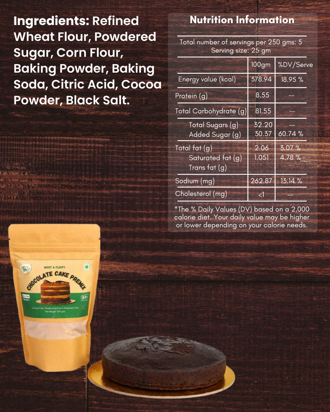 Chocolate Cake Premix (250g)