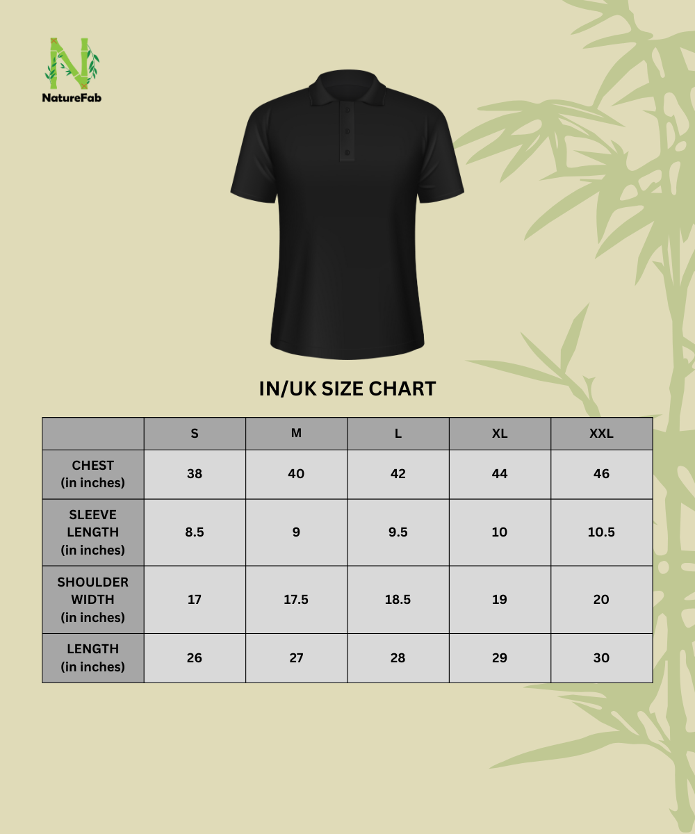 Naturefab Men’s Organic Bamboo Polo Tshirt Majestic Orange