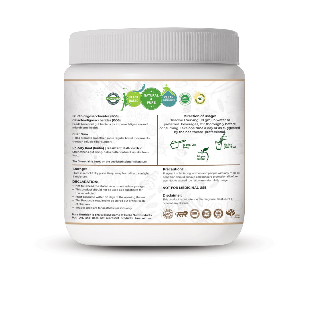 Pure Nutrition Prebiotic Fibre+ | Plant-Based Digestive Support