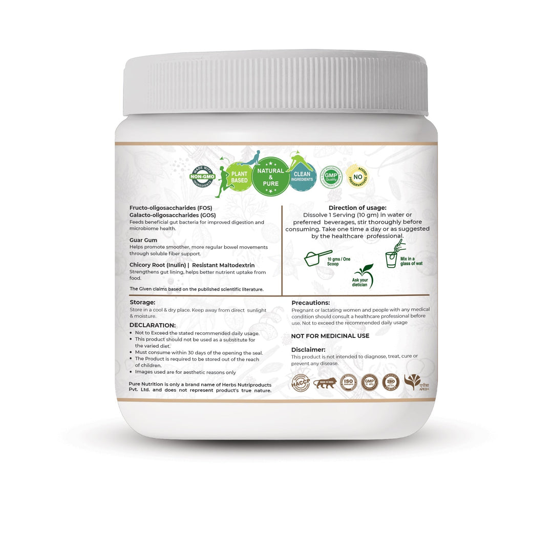 Prebiotic Fibre+  5 Plant-Based Prebiotics for Digestive Health