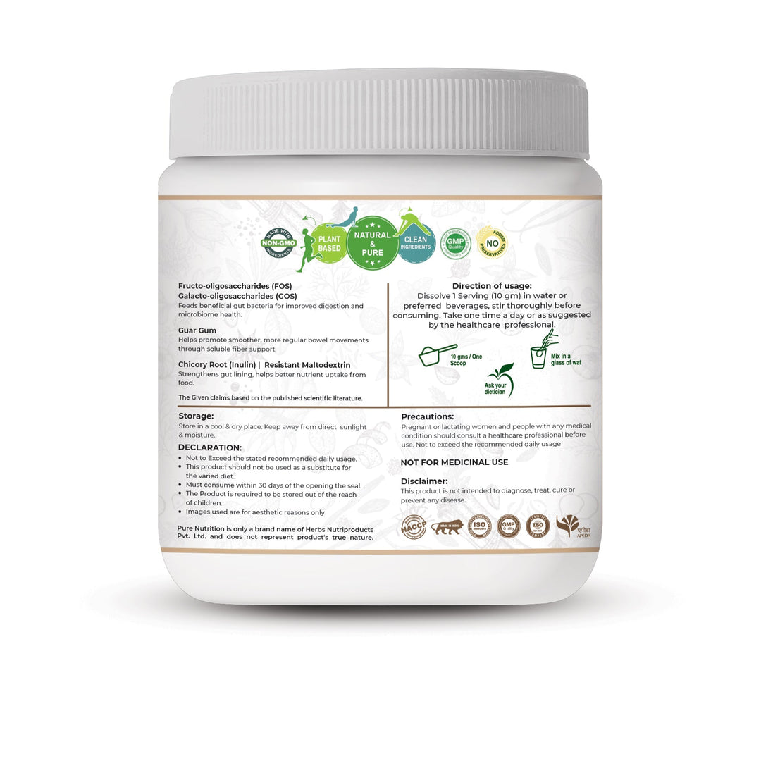 Prebiotic Fibre+  5 Plant-Based Prebiotics for Digestive Health