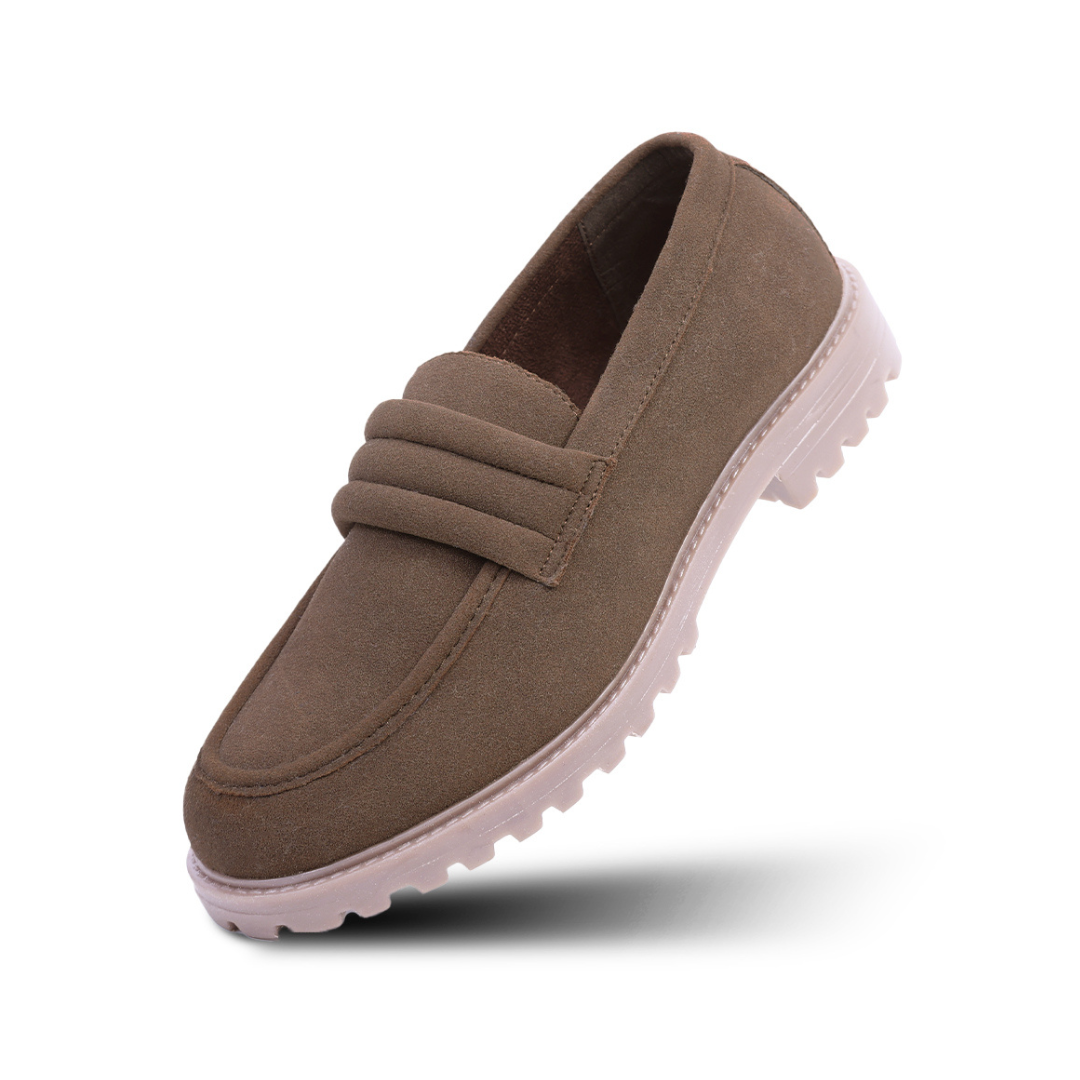 Monkstory Cosmopolitan Cloud Strap Loafers  - Brown