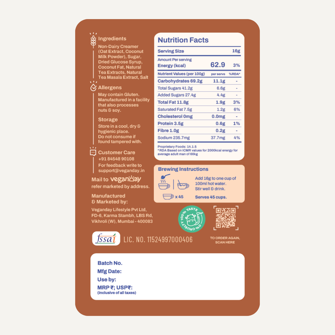 Masala Chai Premix
