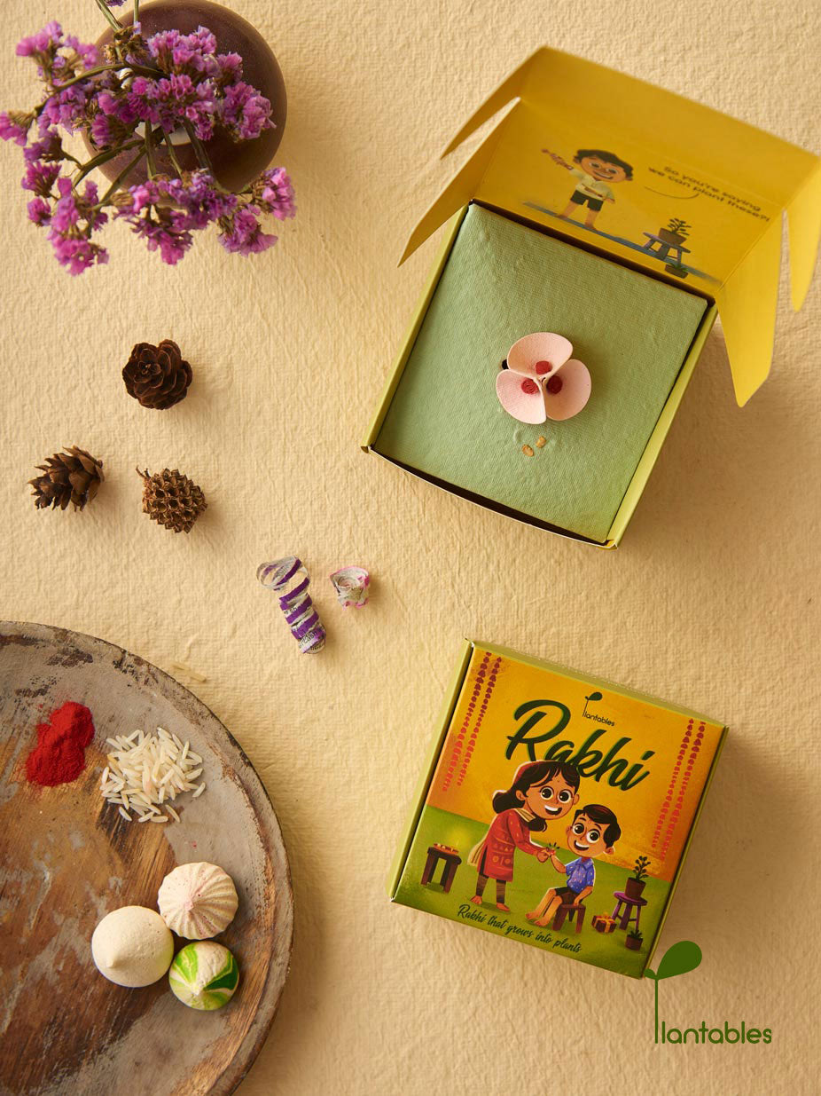Plantables Pretty Pansy Rakhi