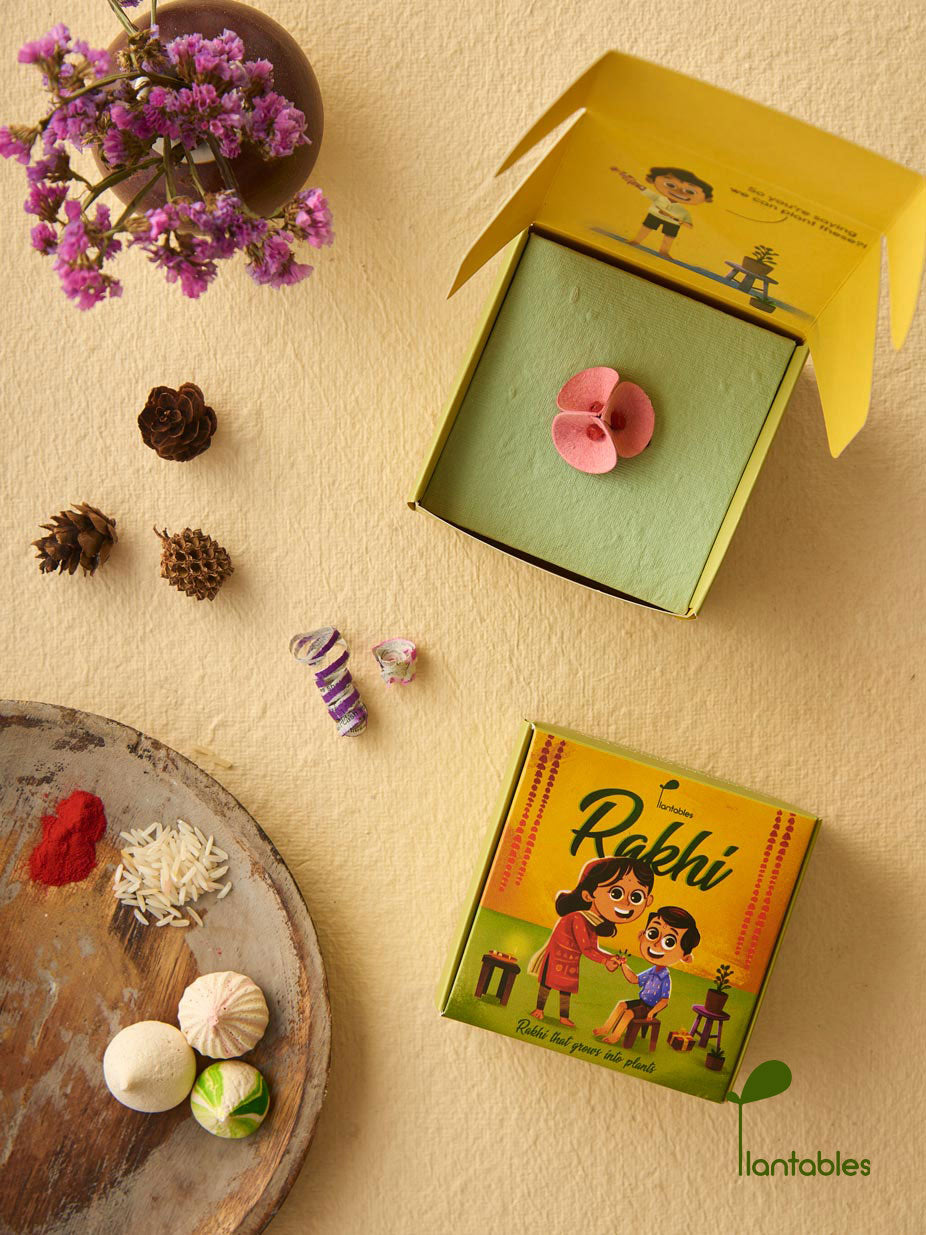 Plantables Pretty Pansy Rakhi