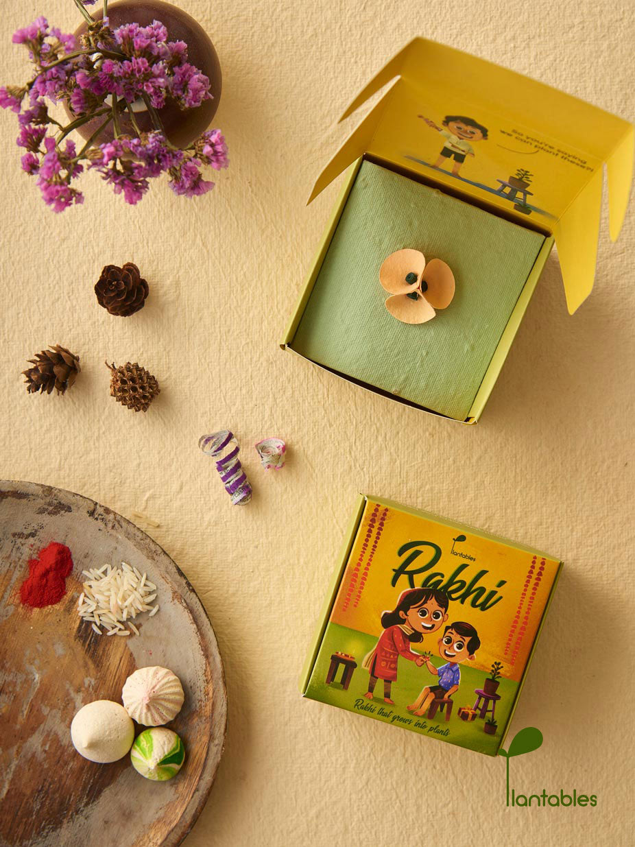 Plantables Pretty Pansy Rakhi
