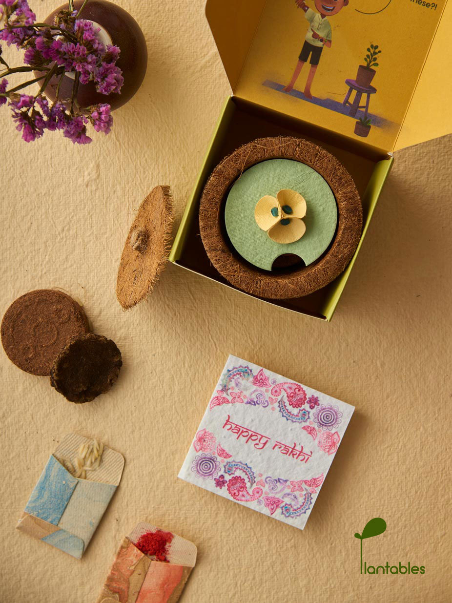 Plantables Pretty Pansy Rakhi Planting Kit