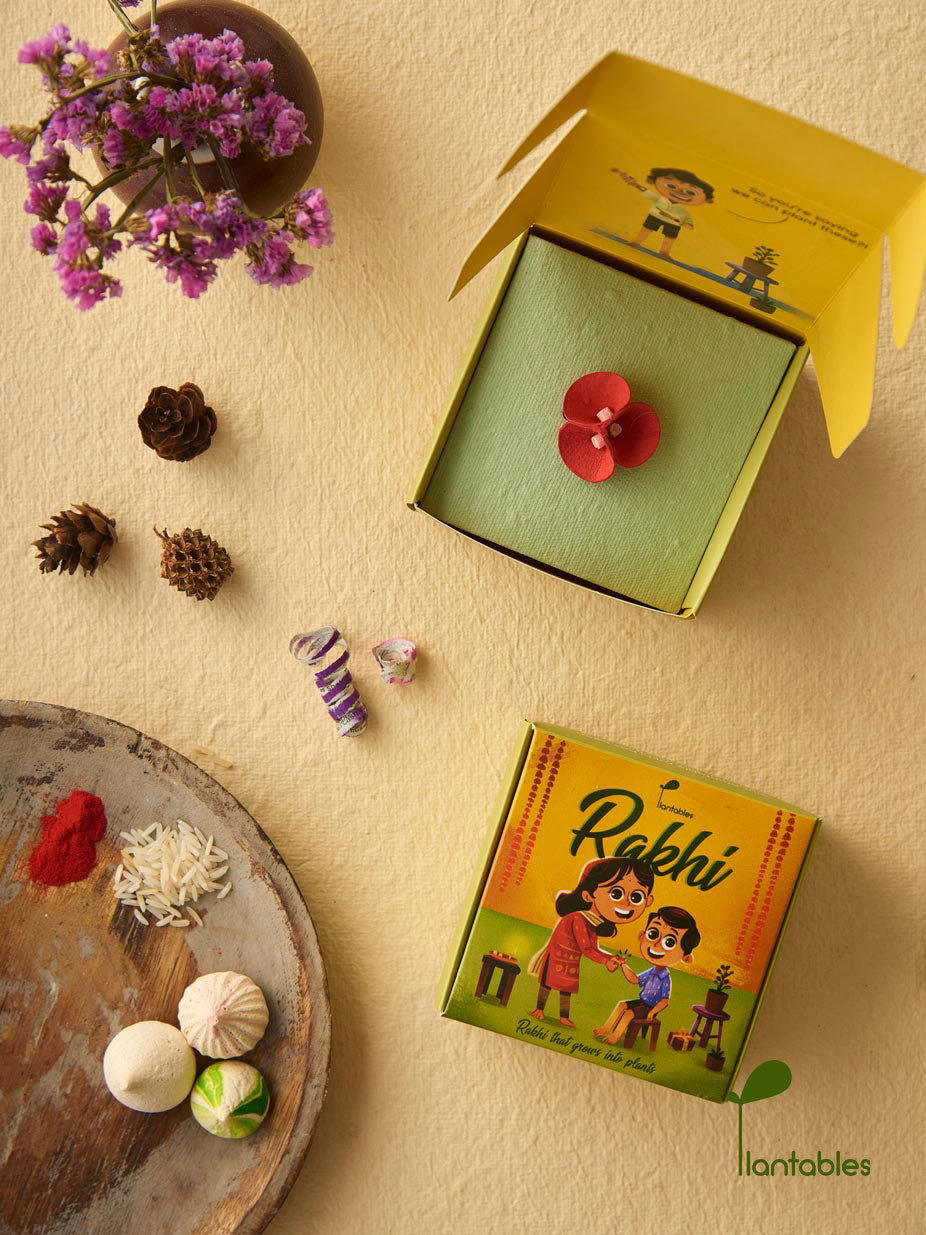 Plantables Pretty Pansy Rakhi