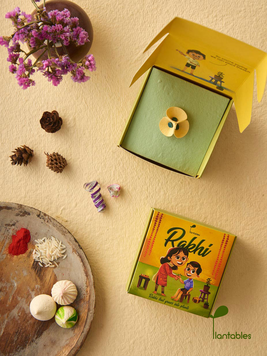 Plantables Pretty Pansy Rakhi