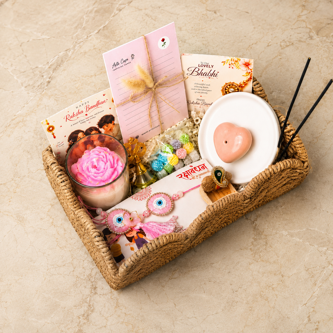 Pooja Loving Bhabhi Shubh Aashirwad Rakhi Hamper