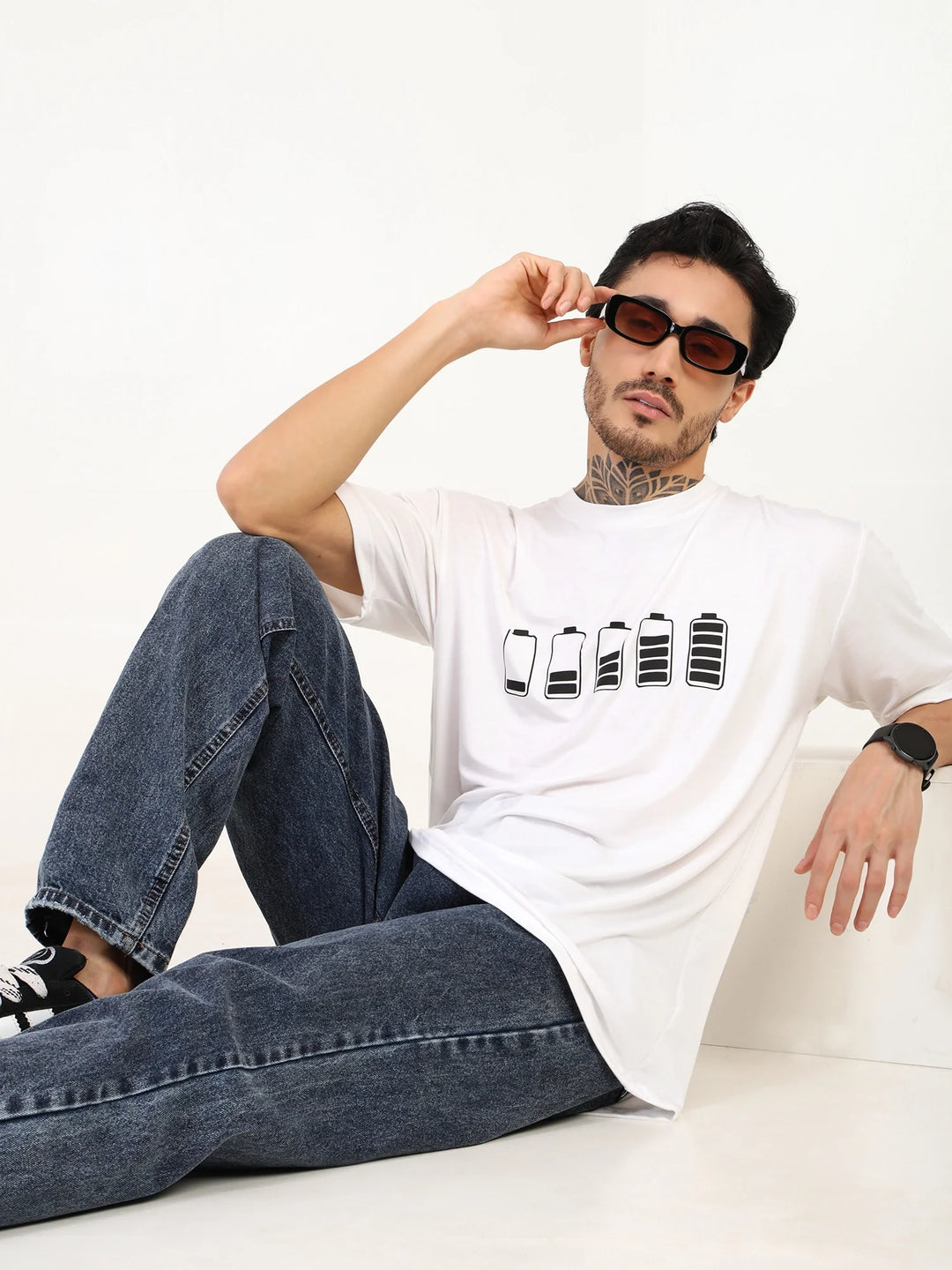 Men Oversized Bamboo T-Shirt – Soft, Breathable & Sustainable Fit