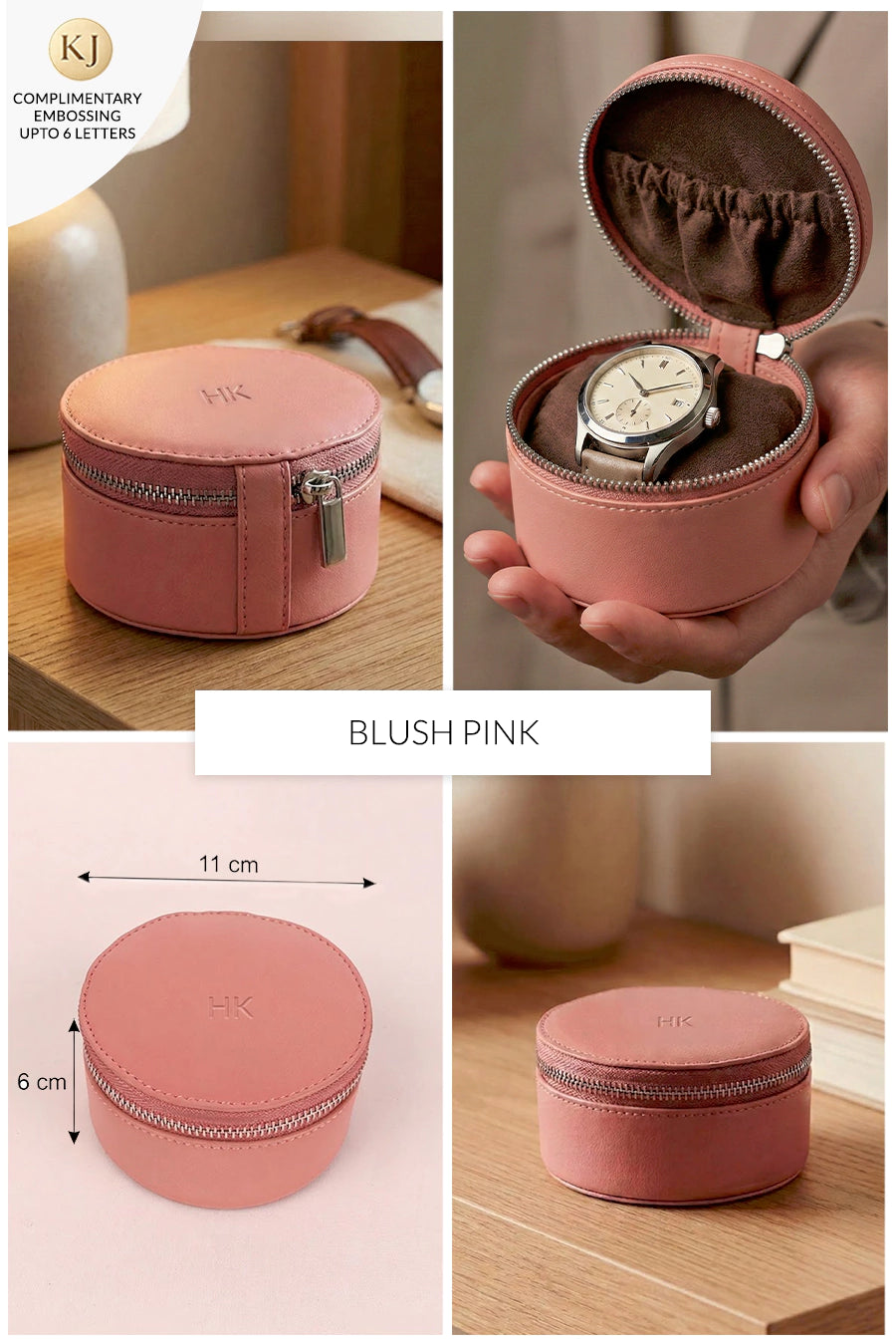 The House Of Ganges Rogate Large Vegan Leather Watch Case