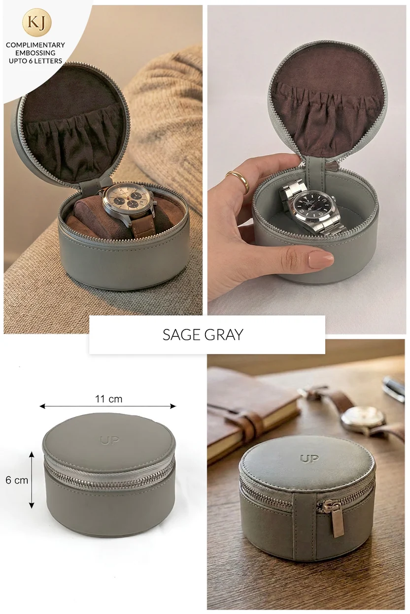 The House Of Ganges Rogate Large Vegan Leather Watch Case