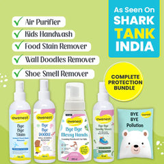 Complete Protection Bundle - Bye Bye Stain + Bye Bye Doodle + Bye Bye Pollution + Bye Bye Messy Hands + Bye Bye Smelly Shoes
