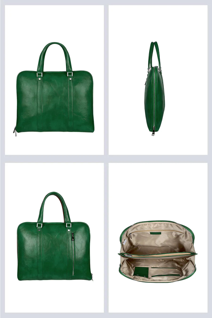 The House of Ganges - John 15 Inch Vegan Leather Laptop Bag