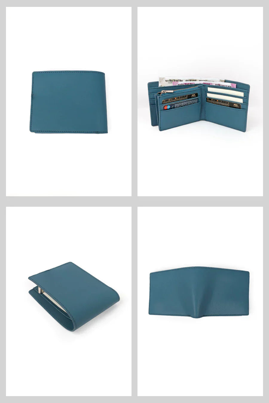 Leonardo Vegan Leather Men Bifold Wallet