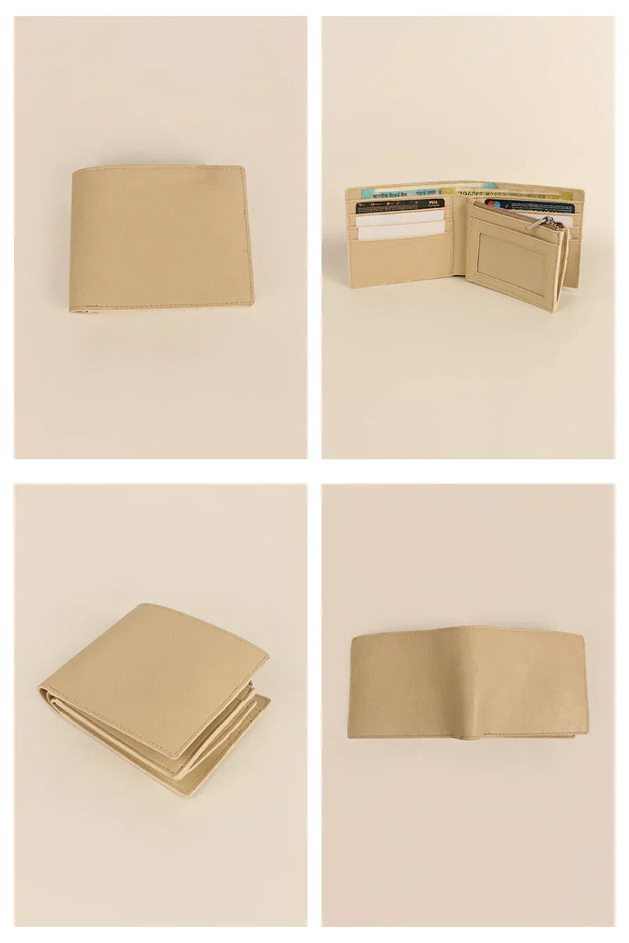 Leonardo Vegan Leather Men Bifold Wallet