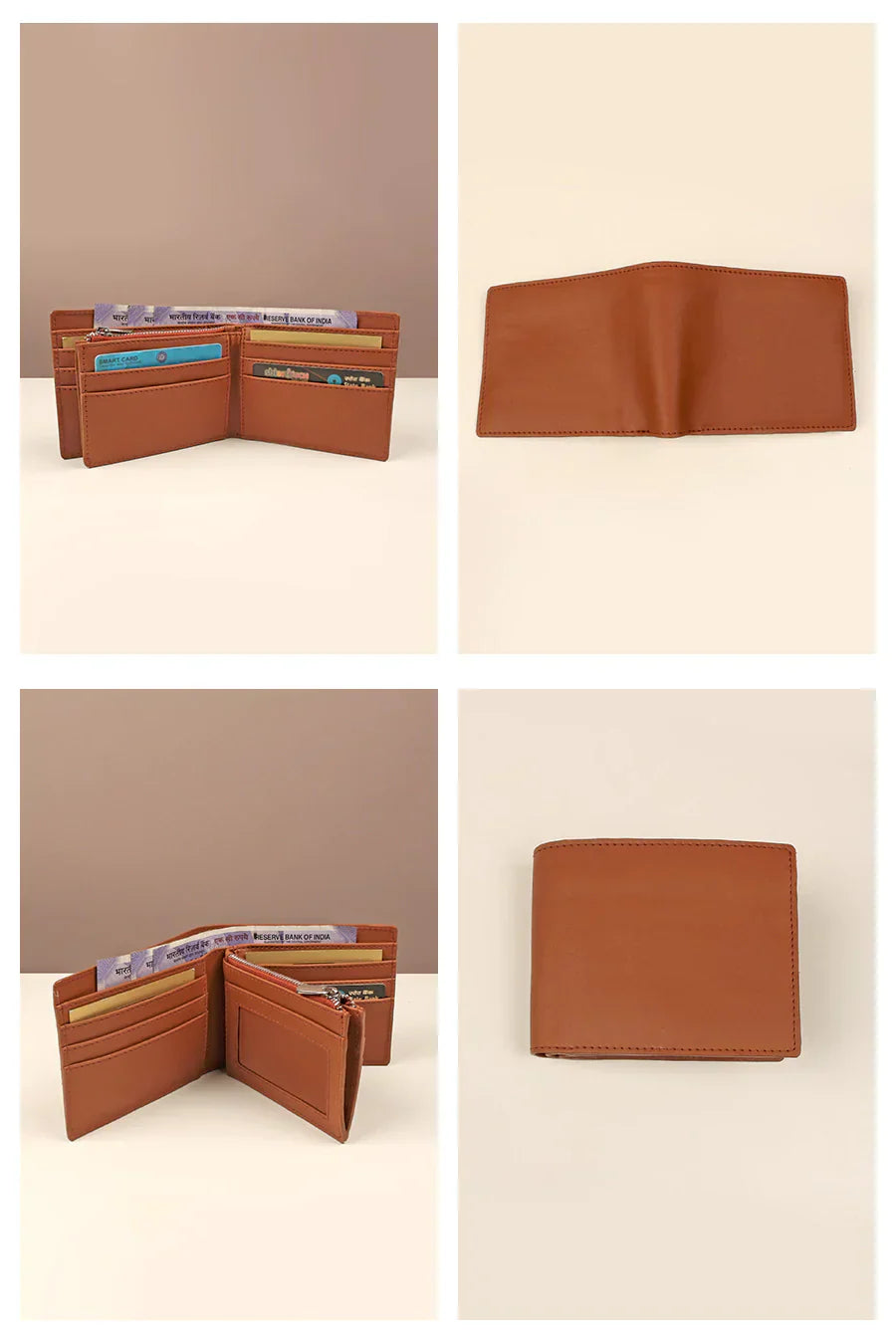 Leonardo Vegan Leather Men Bifold Wallet