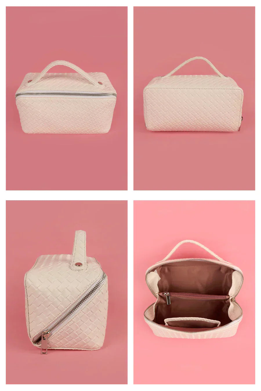 Emi Vegan Leather Toiletry Pouch