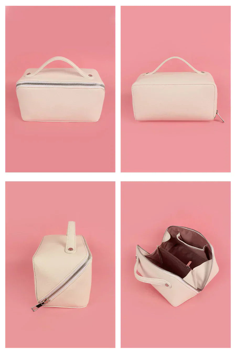 Emi Vegan Leather Toiletry Pouch